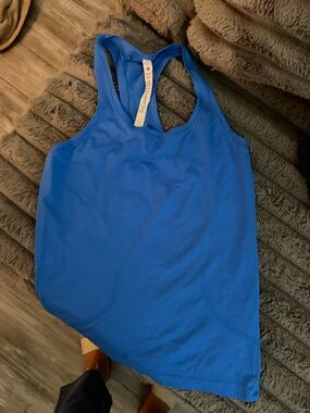 lululemon athletica Bright Blue Racerback Tank